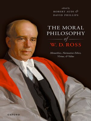 cover image of The Moral Philosophy of W. D. Ross